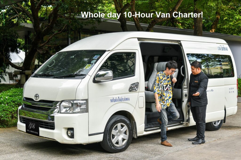 Whole day 10-Hour Van Charter! by GB Limousine Thailand